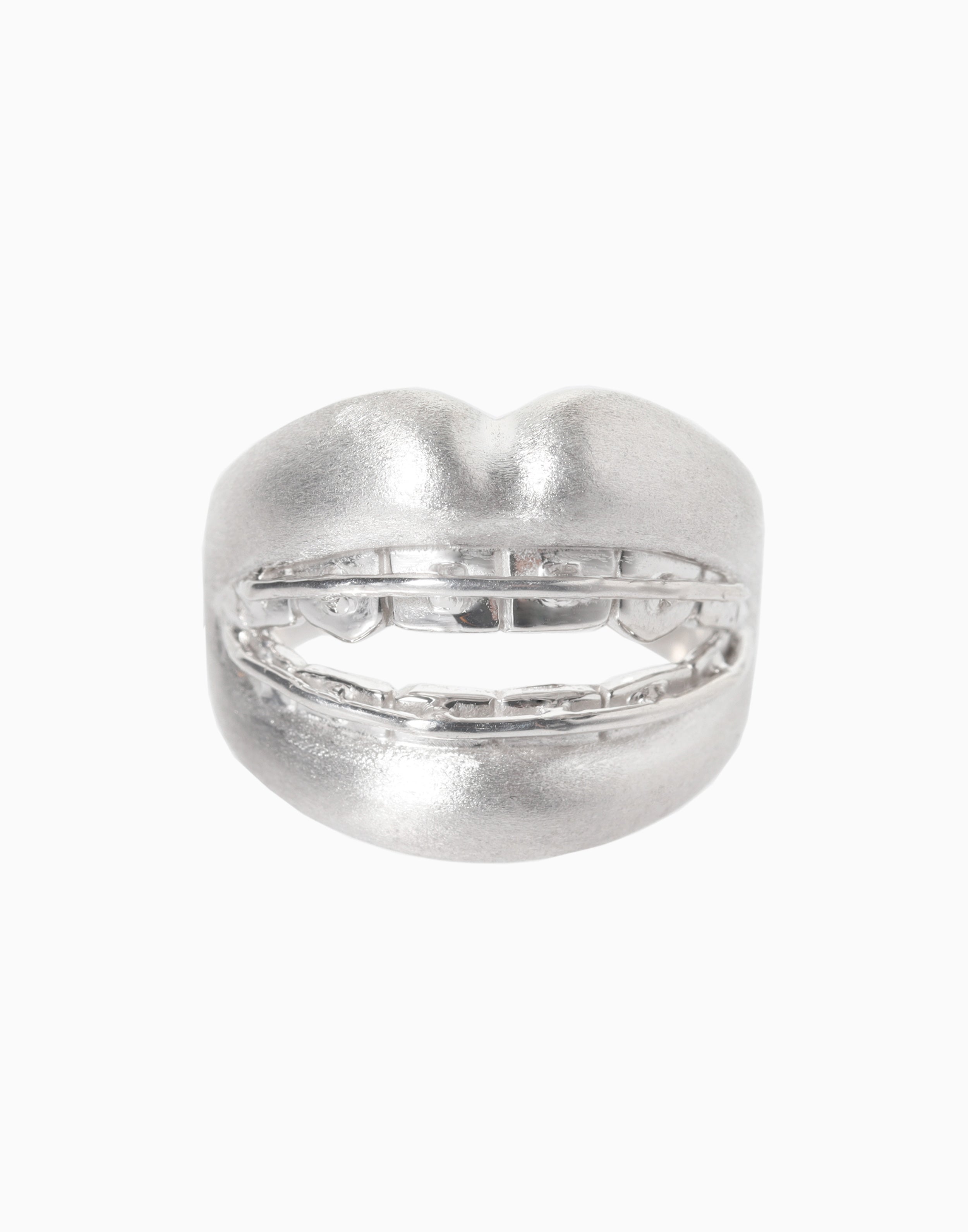[韓国人気ジュエリー] nff Silver 925 Lace Ring 925 Sterling Silver Flower Lace Ring – Elegant Korean
