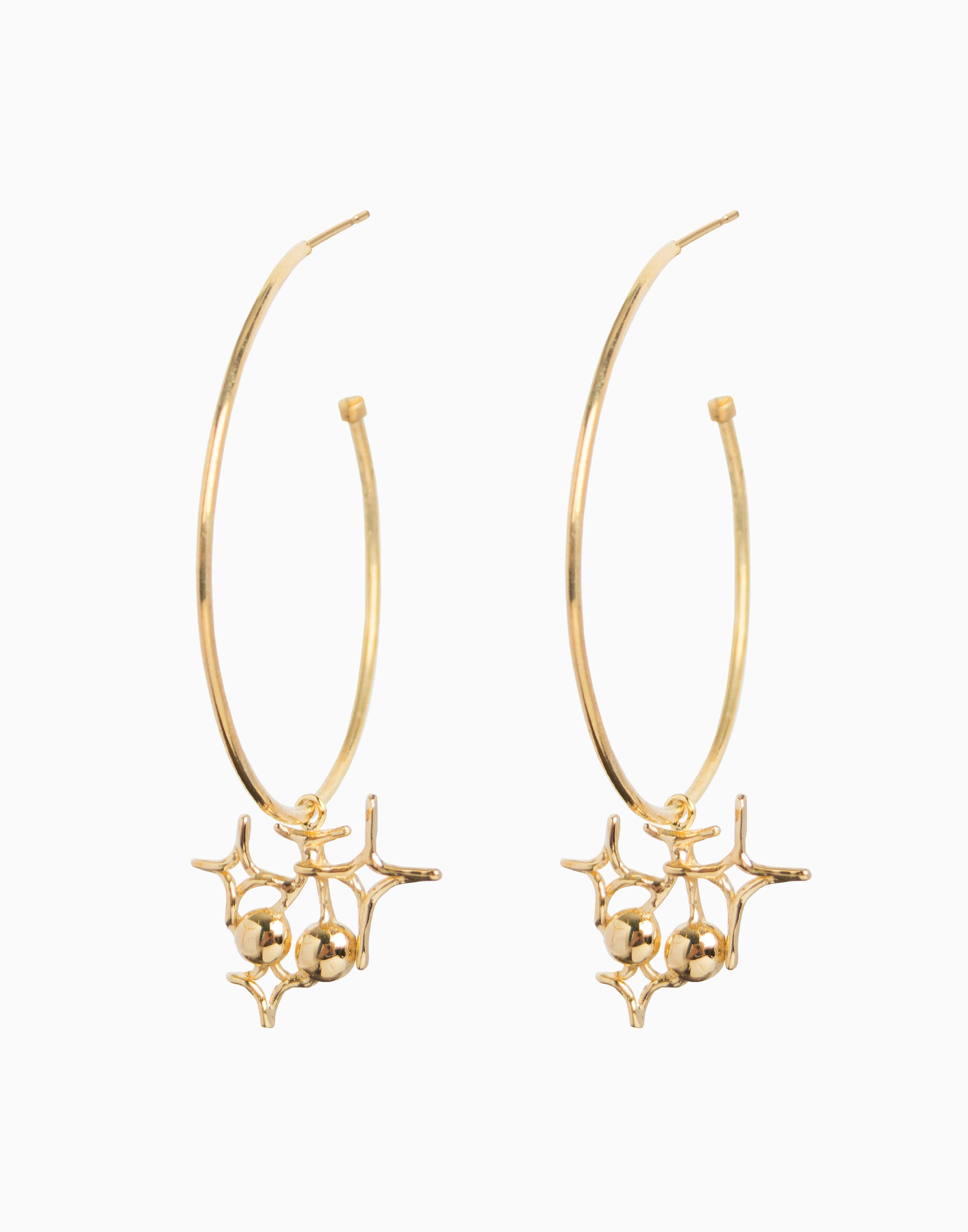 Cherry My Chéri Hoops Gold Vermeil