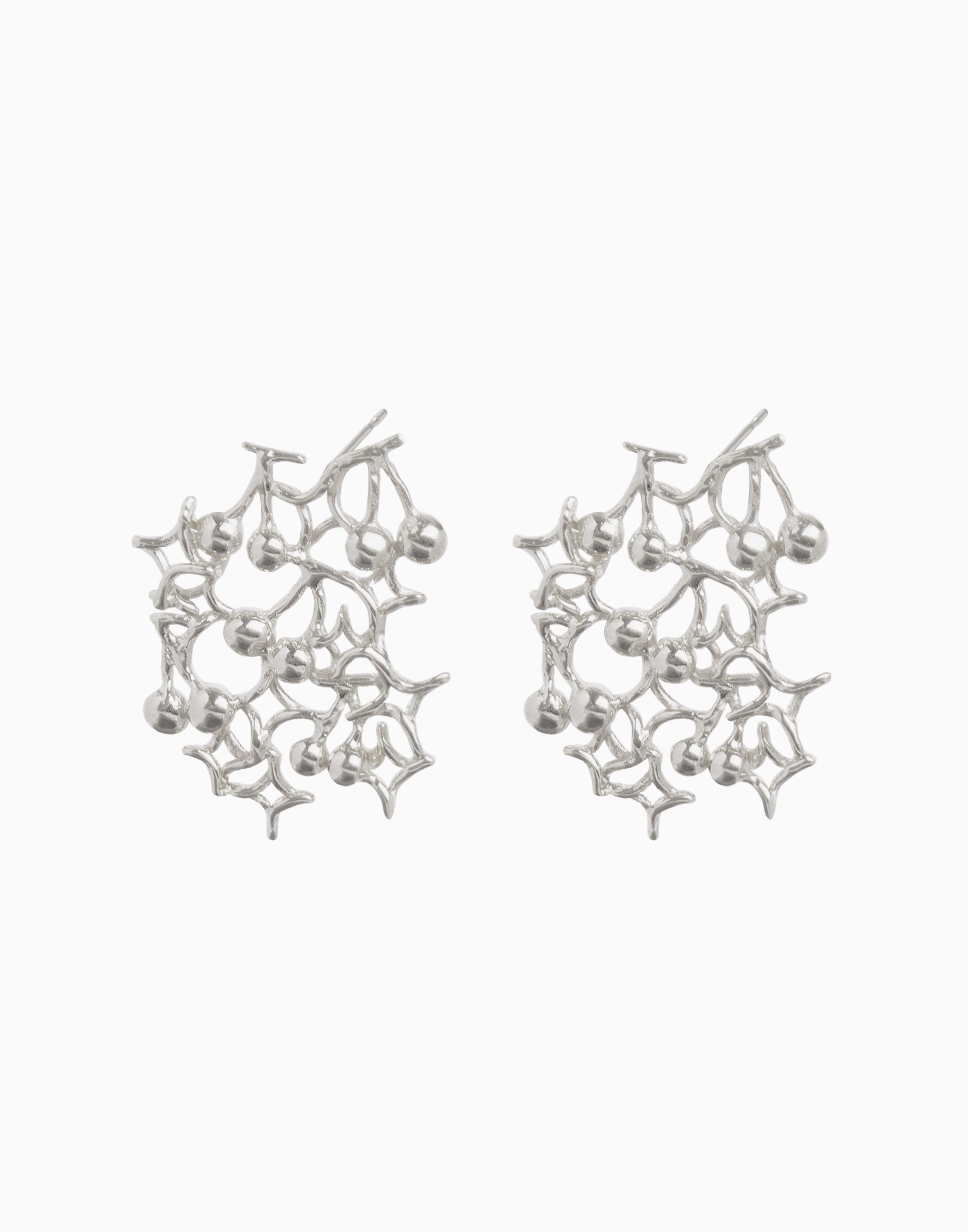 Cherry My Chéri Studs Silver
