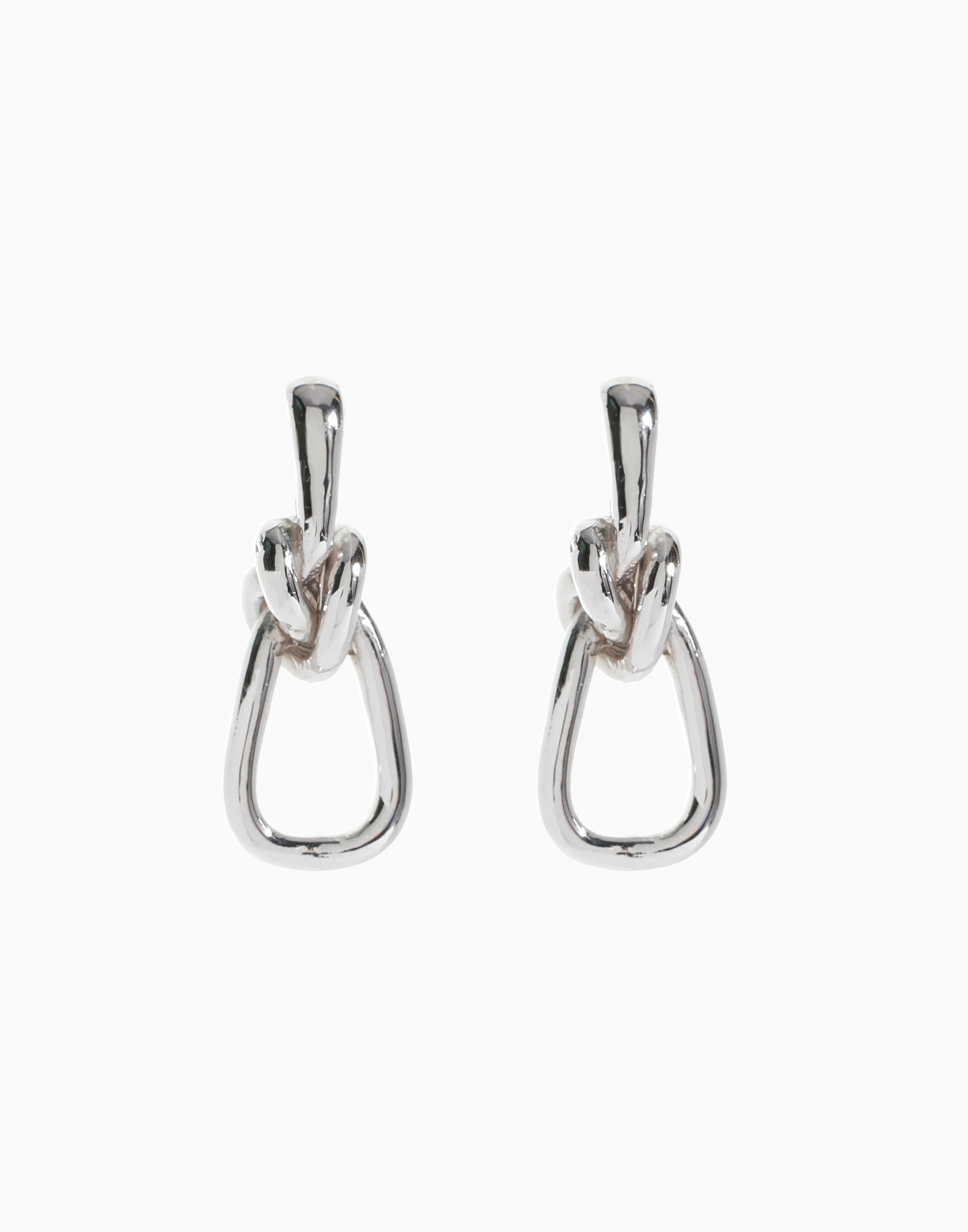 Knotty Earrings Silver