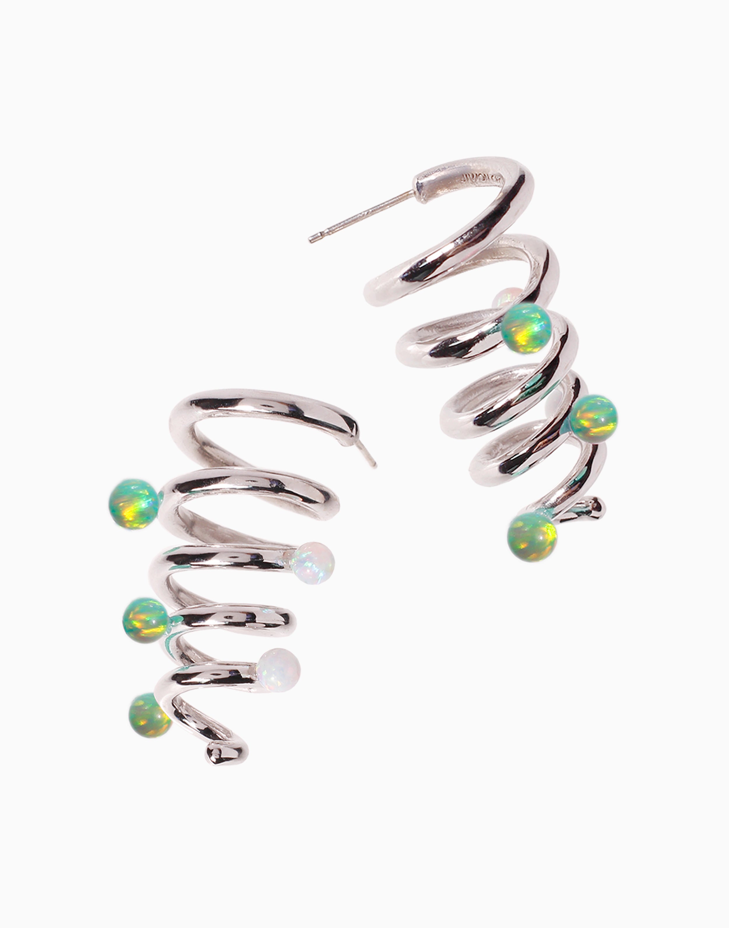 Waltzer Earrings Green Mojito