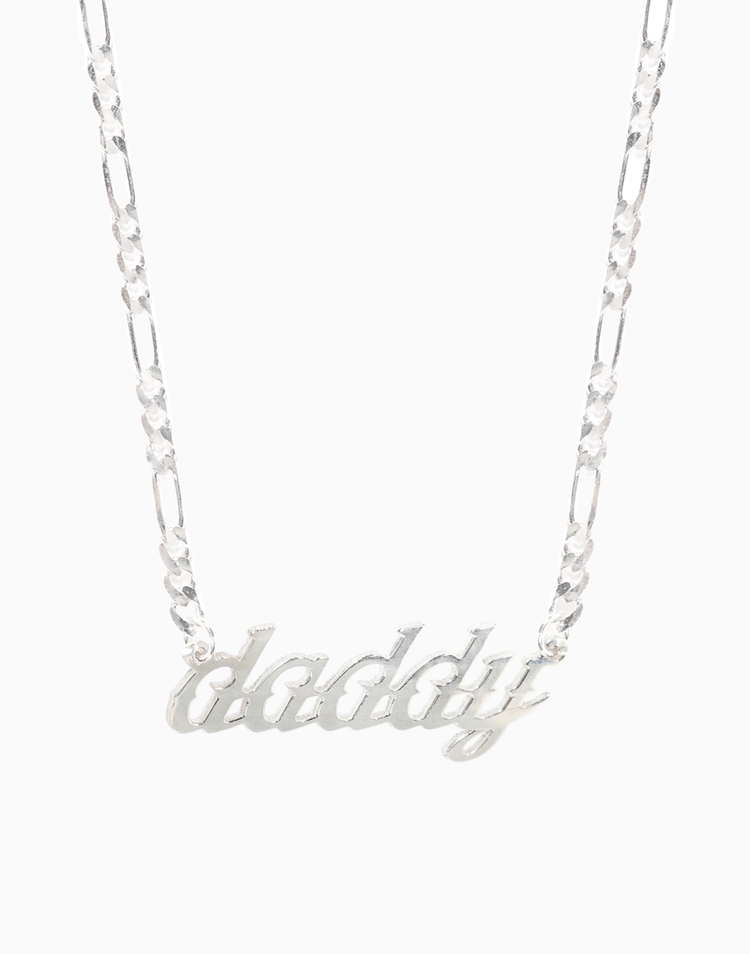 Warrior Nameplate Chain Necklace