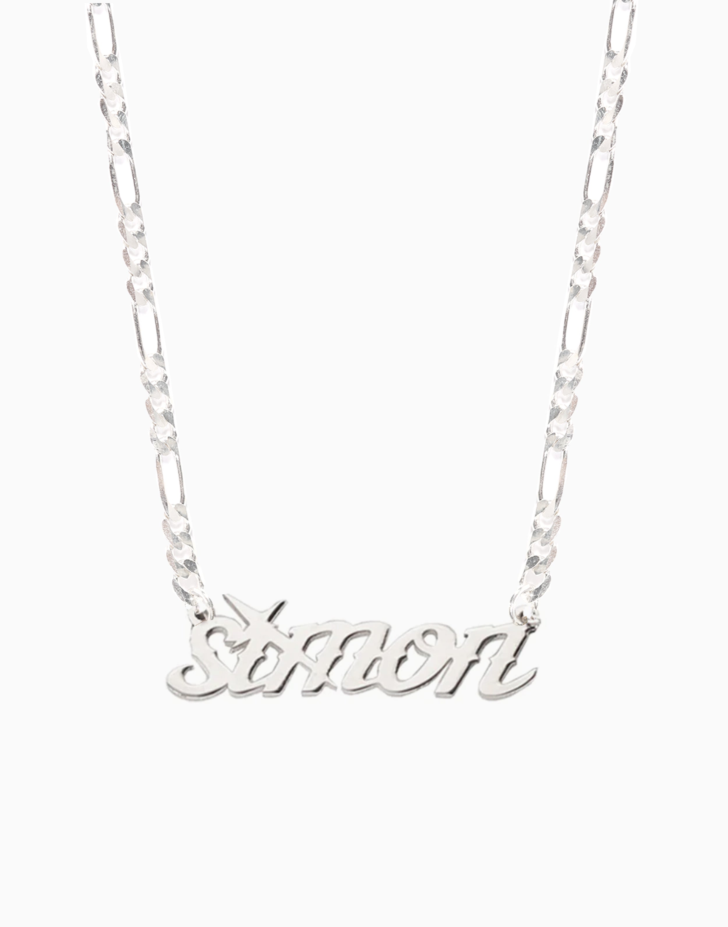 Warrior Nameplate Chain Necklace