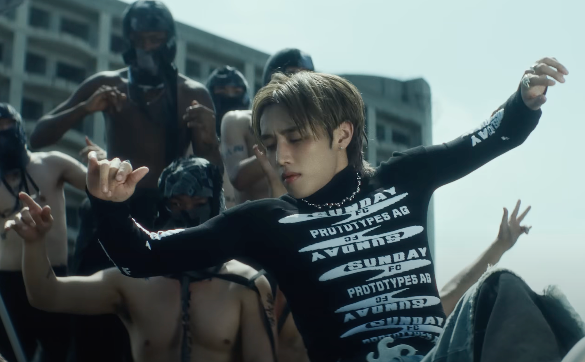 The Boyz wears JIWON CHOI in the Trigger music video