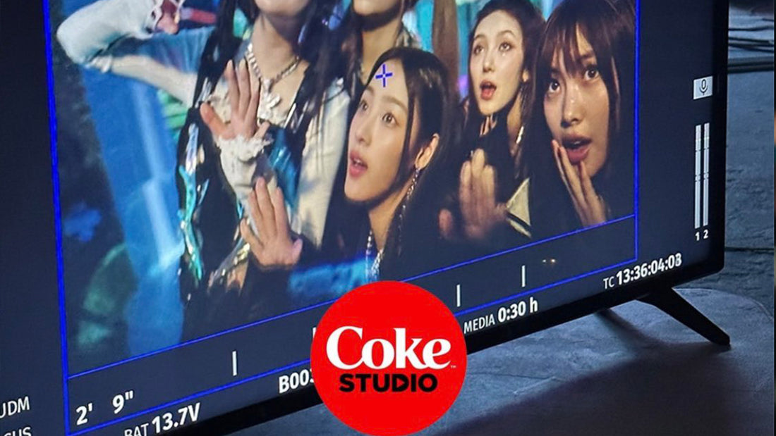 NewJeans x CocaCola wearing JIWON CHOI