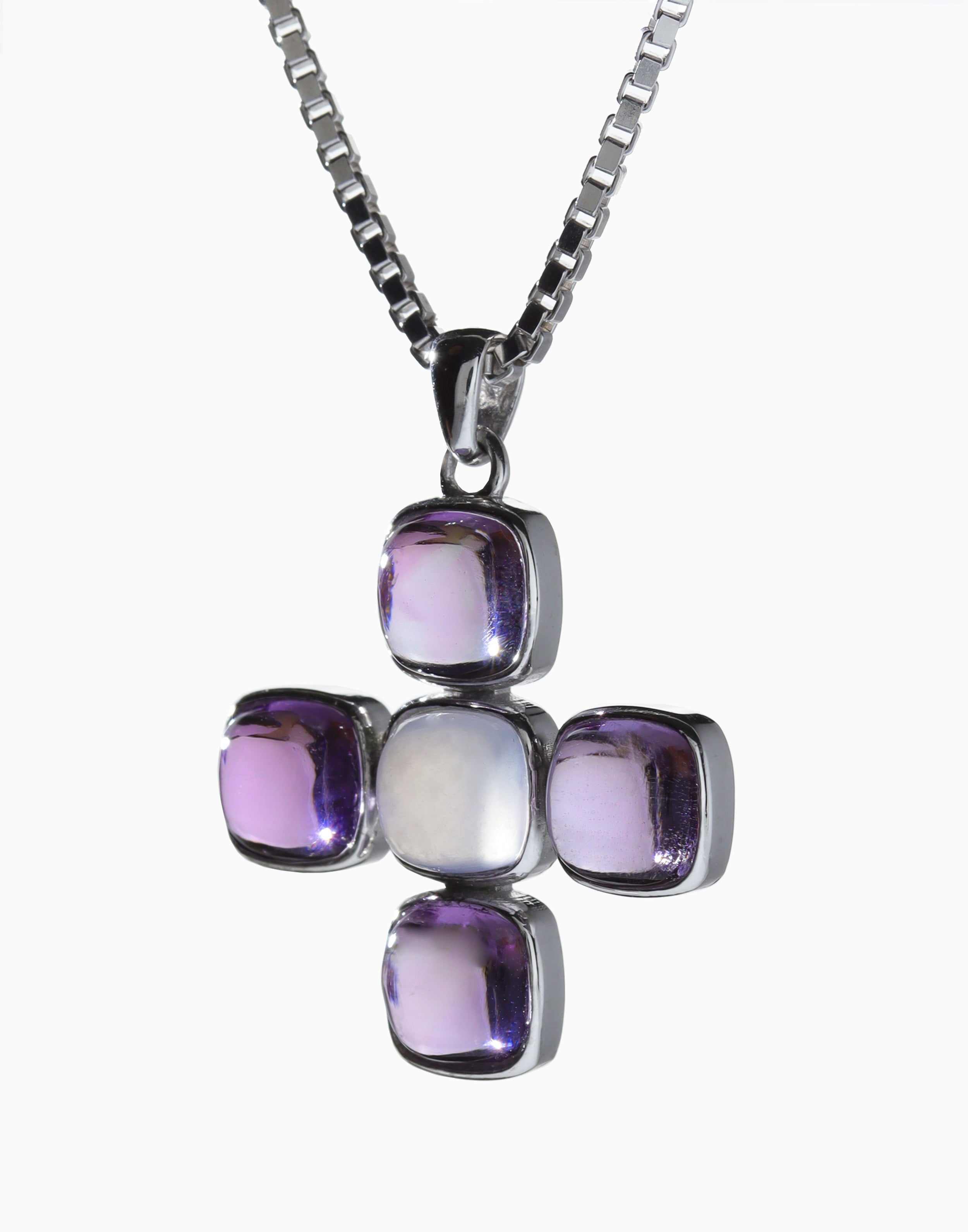 Stars Align Necklace Purple Lavender