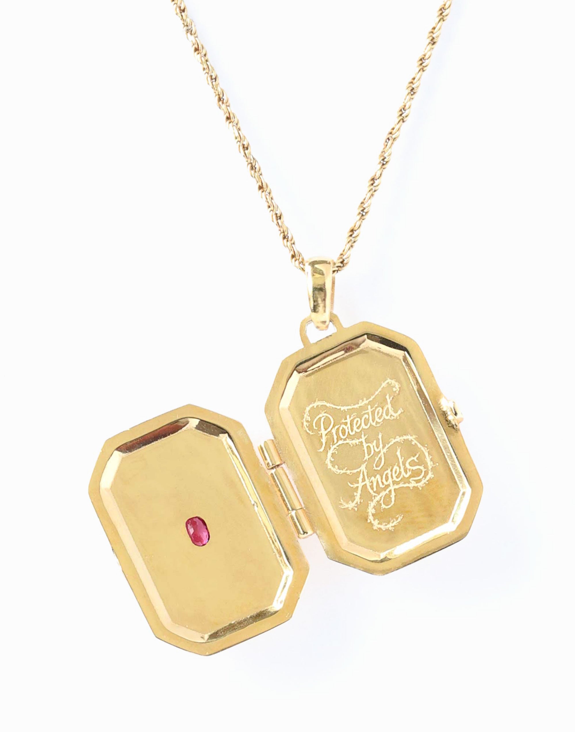 Plot Armor Locket Pendant Necklace