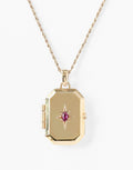 Plot Armor Locket Pendant Necklace Gold