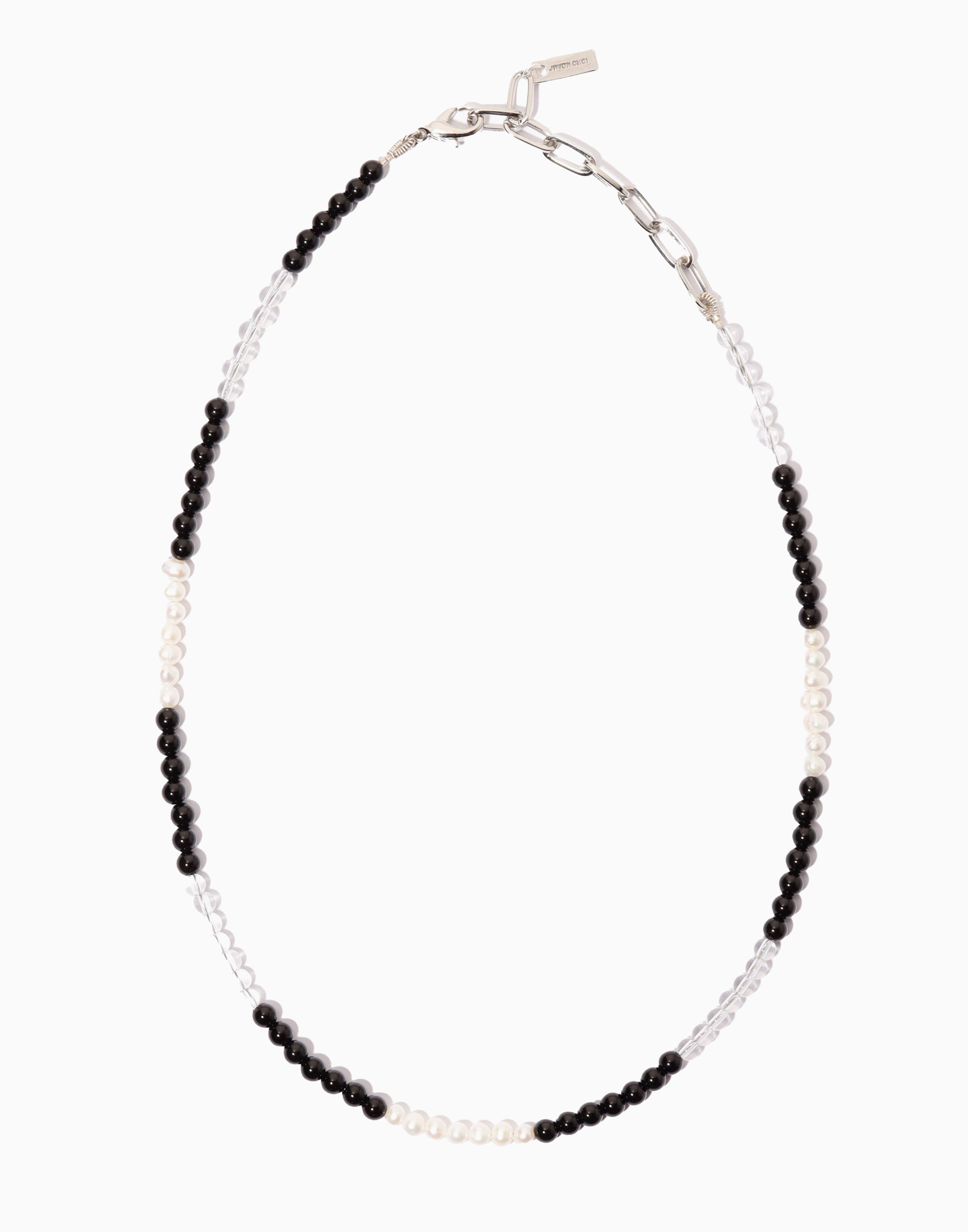 Checkmate Necklace Onyx