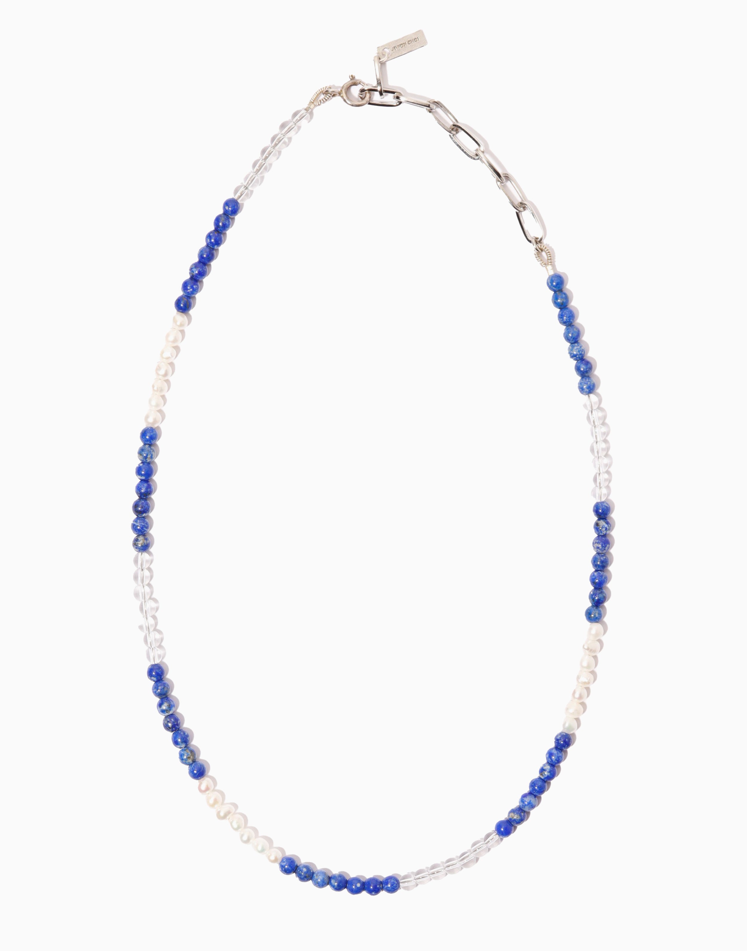 Checkmate Necklace Lapis