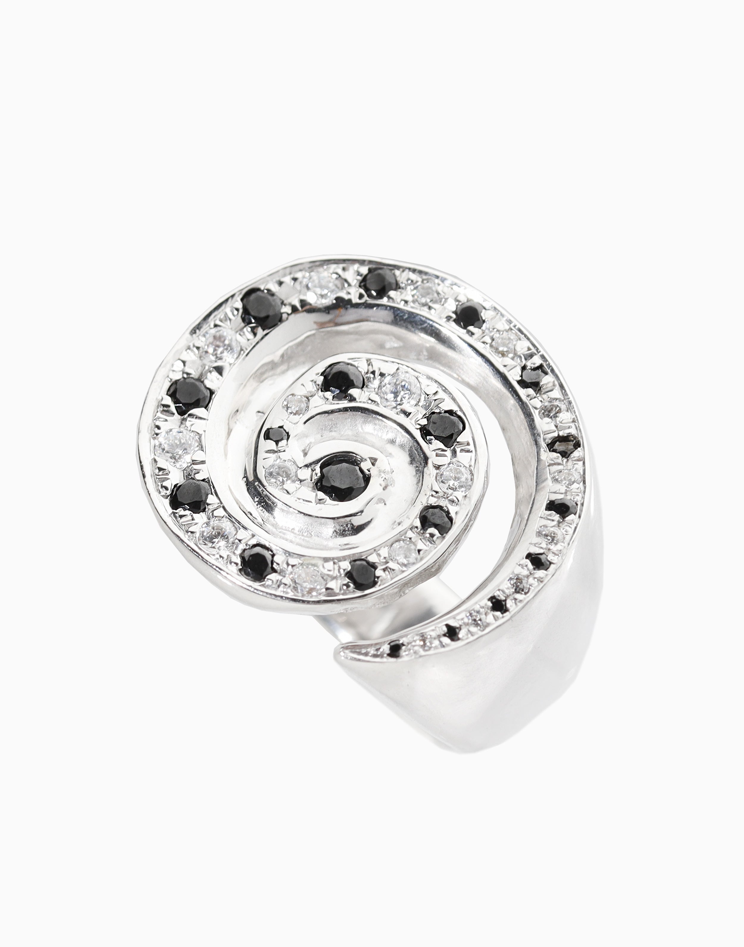 Crystal Vortex Ring Black