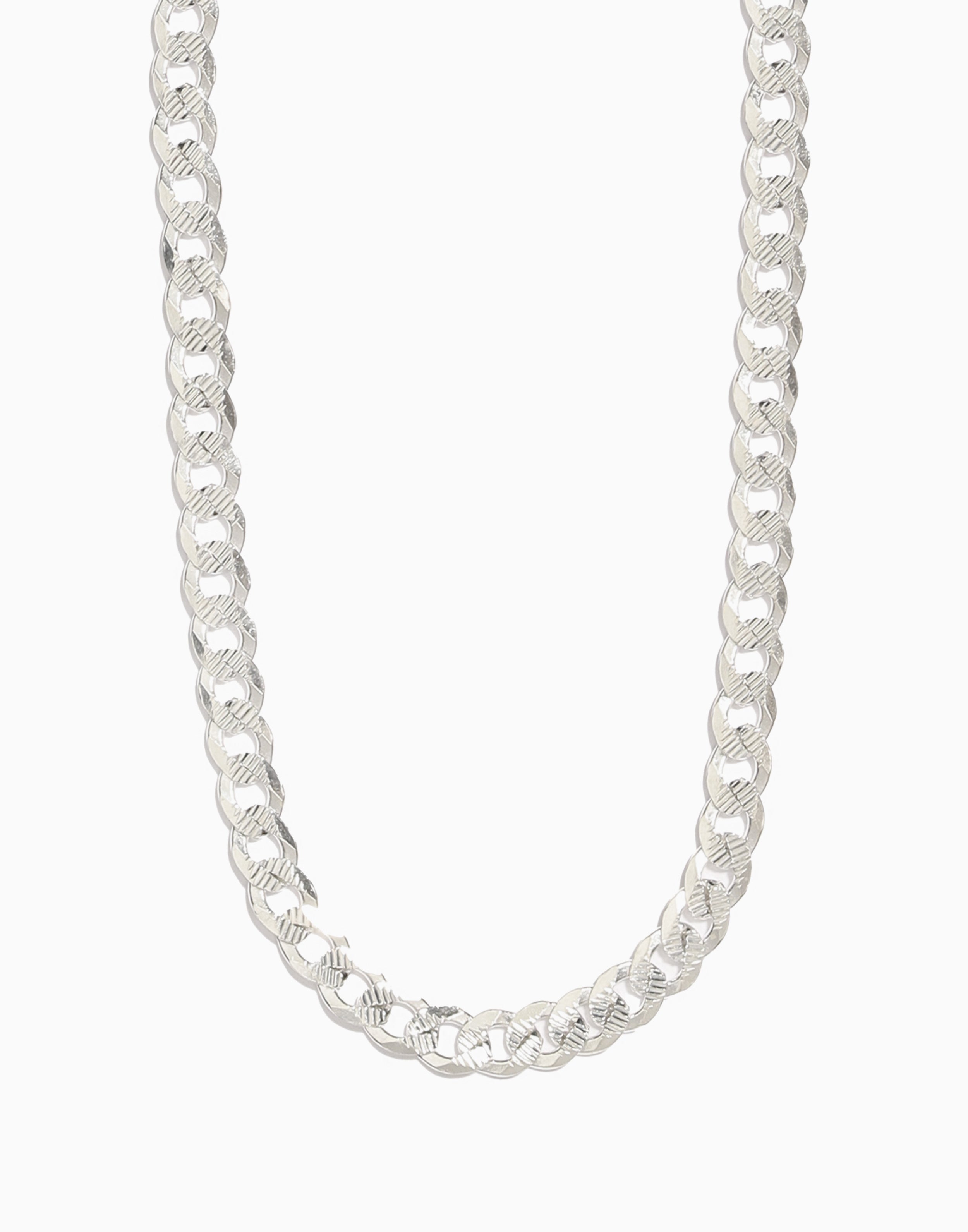 Chrissy Flat Curb Chain Necklace