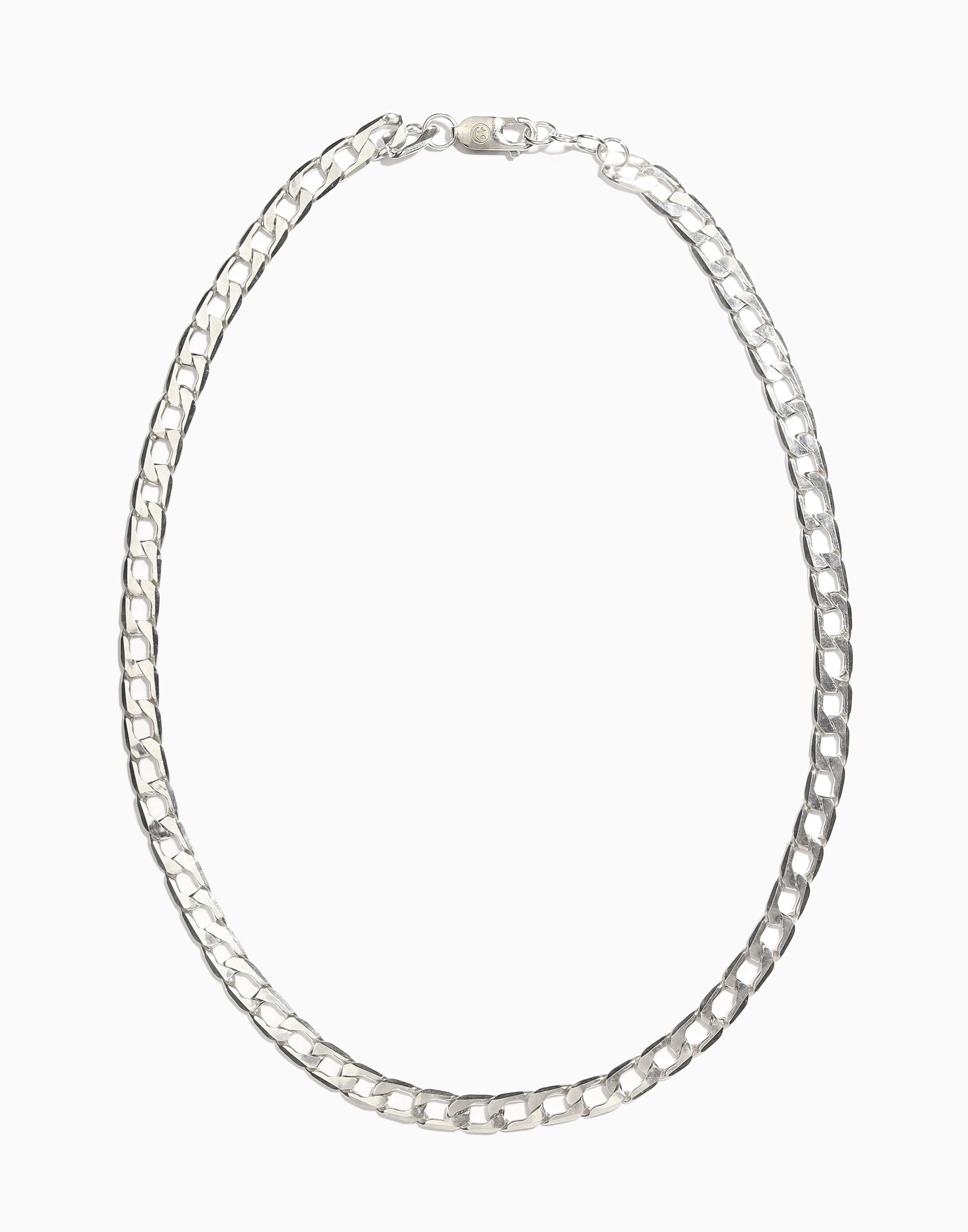 Dona Flat Curb Chain Necklace