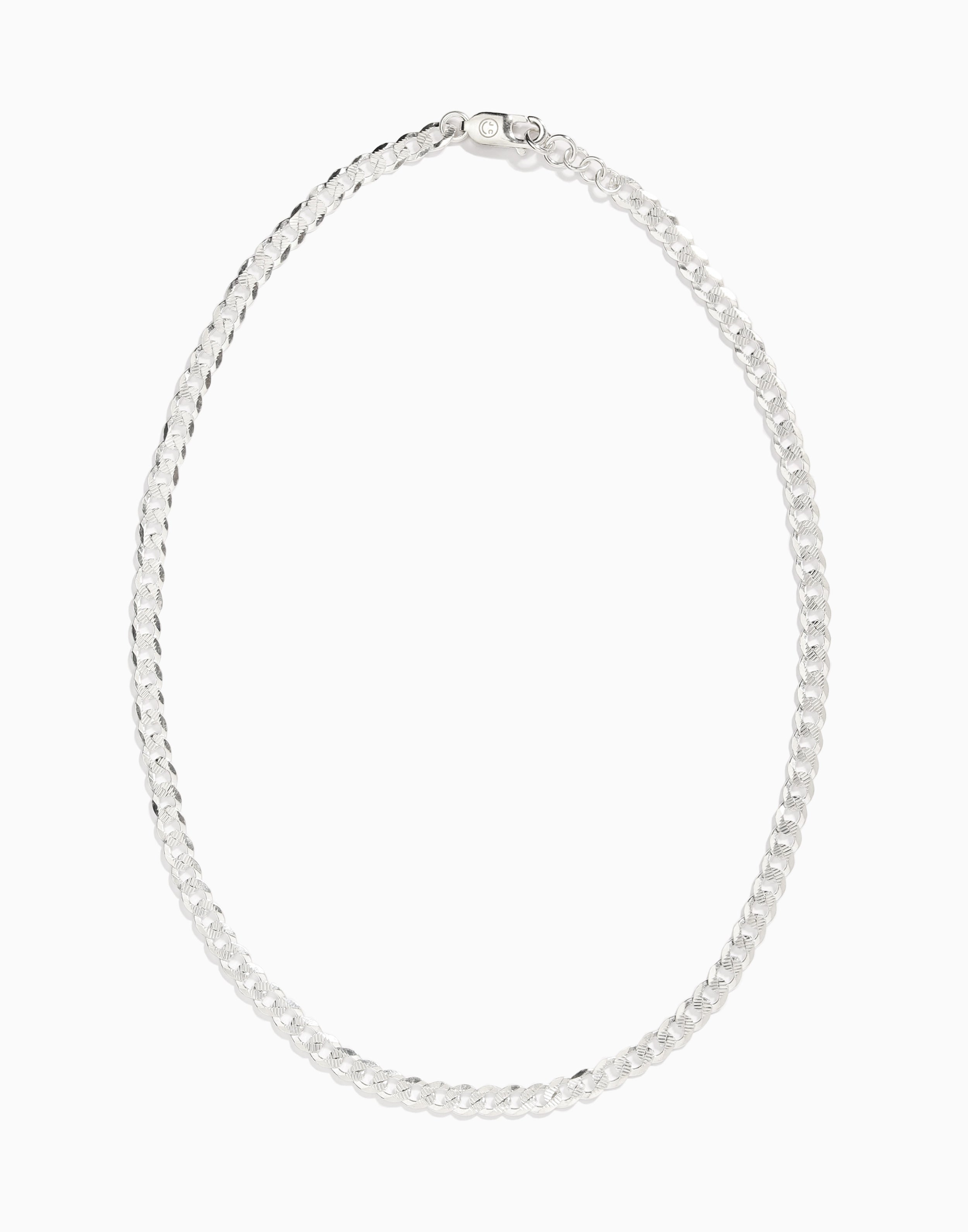 Chrissy Flat Curb Chain Necklace