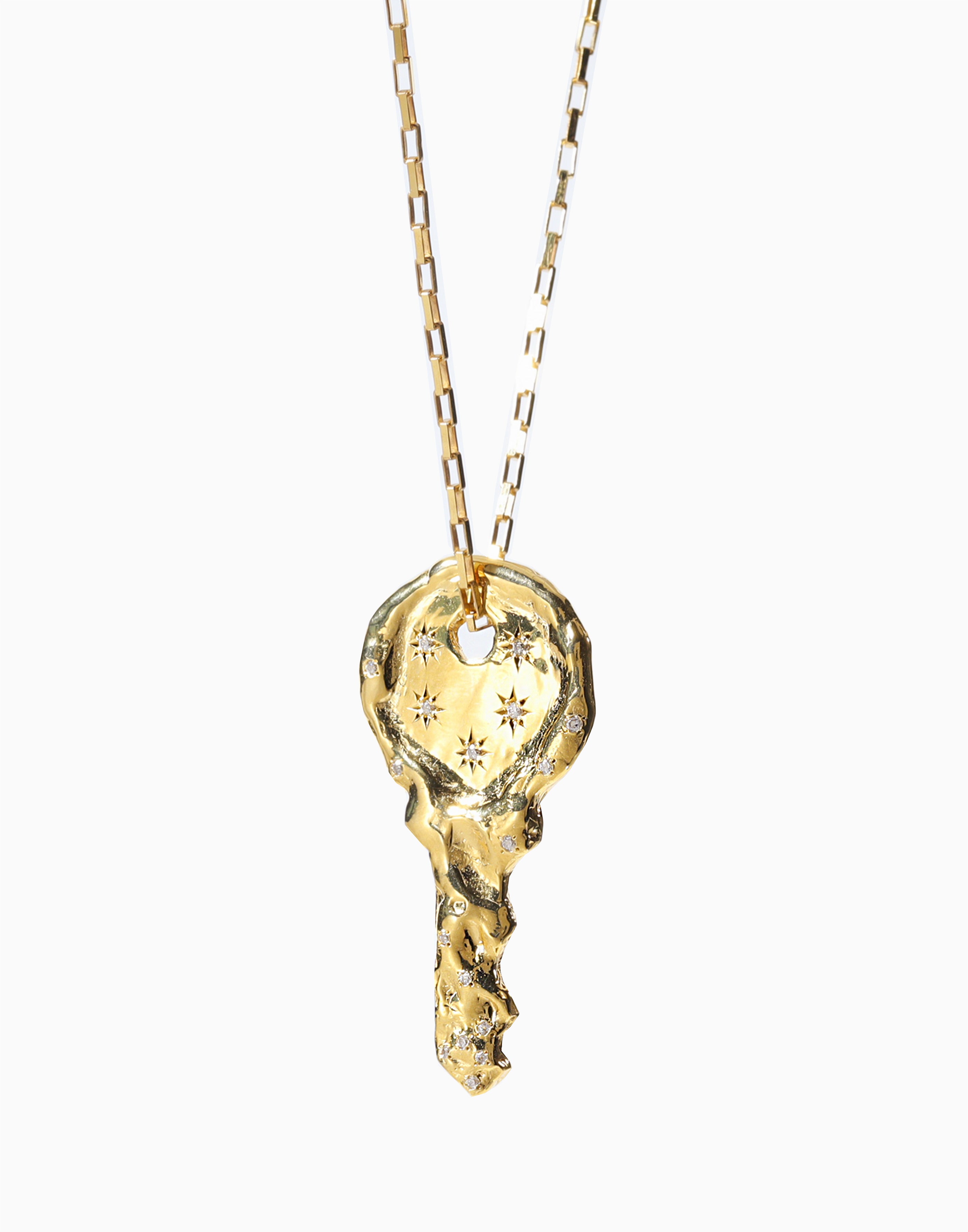 Key to My Heart Necklace Gold Vermeil