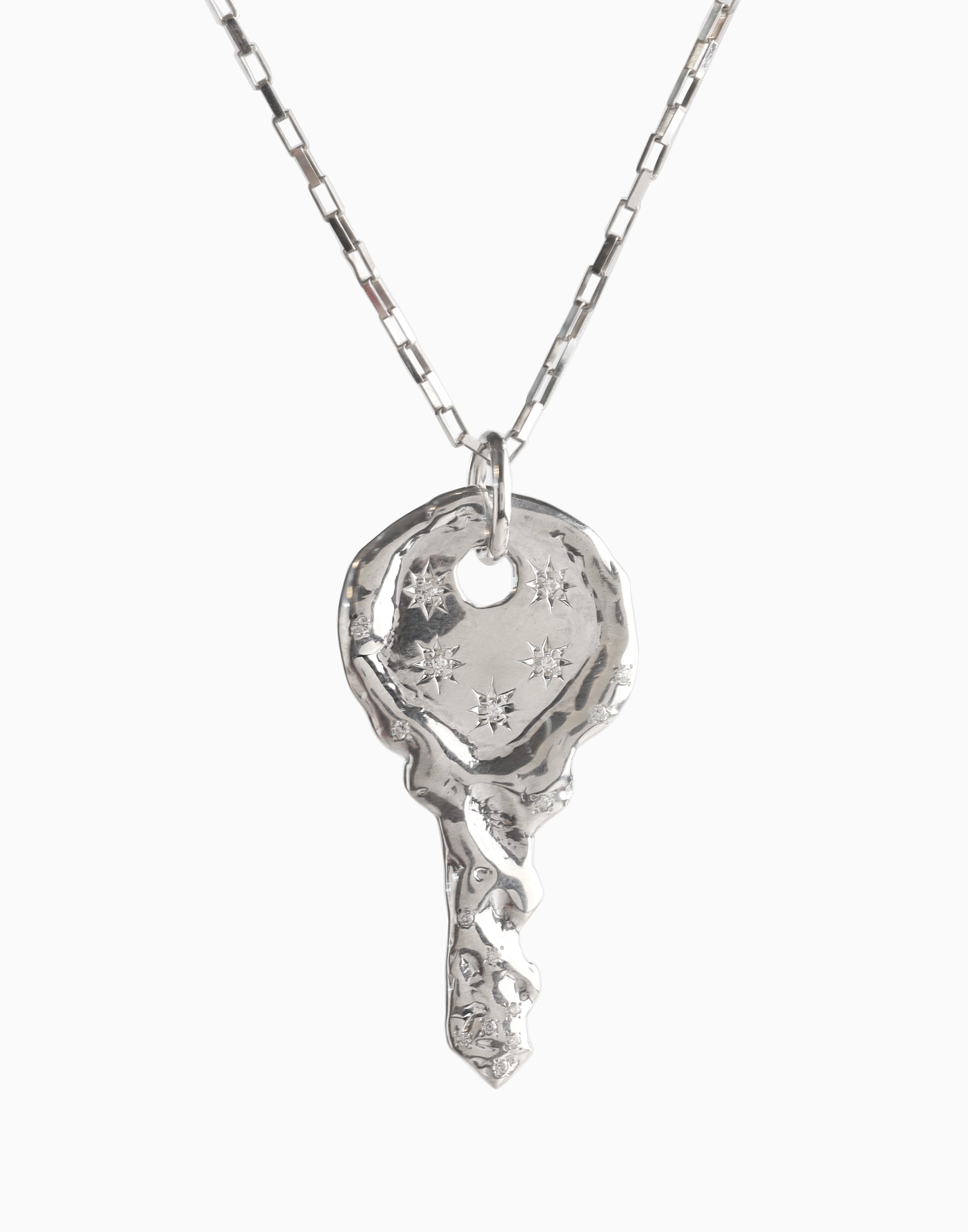 Key to My Heart Necklace Sterling Silver