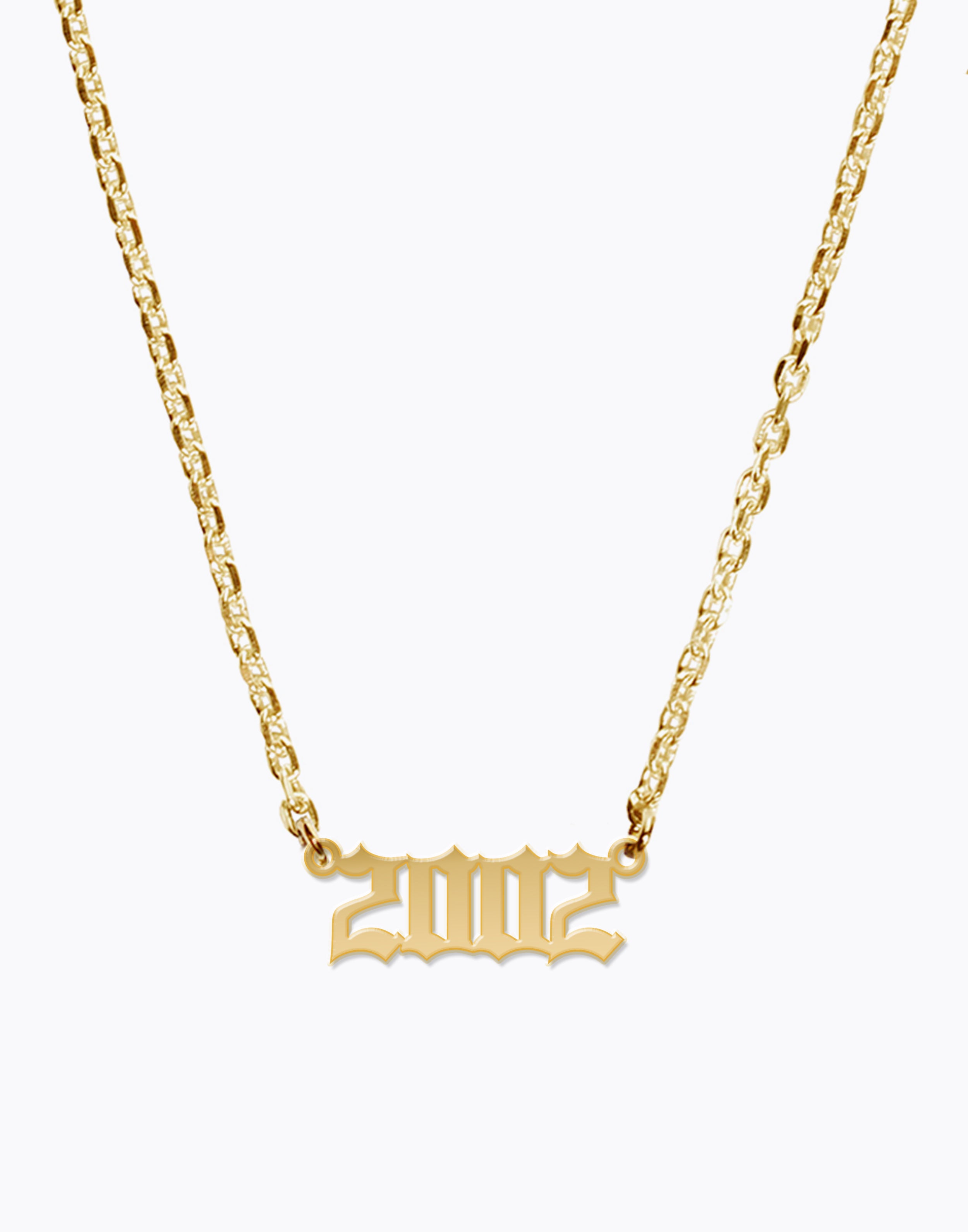 My Year Nameplate Necklace