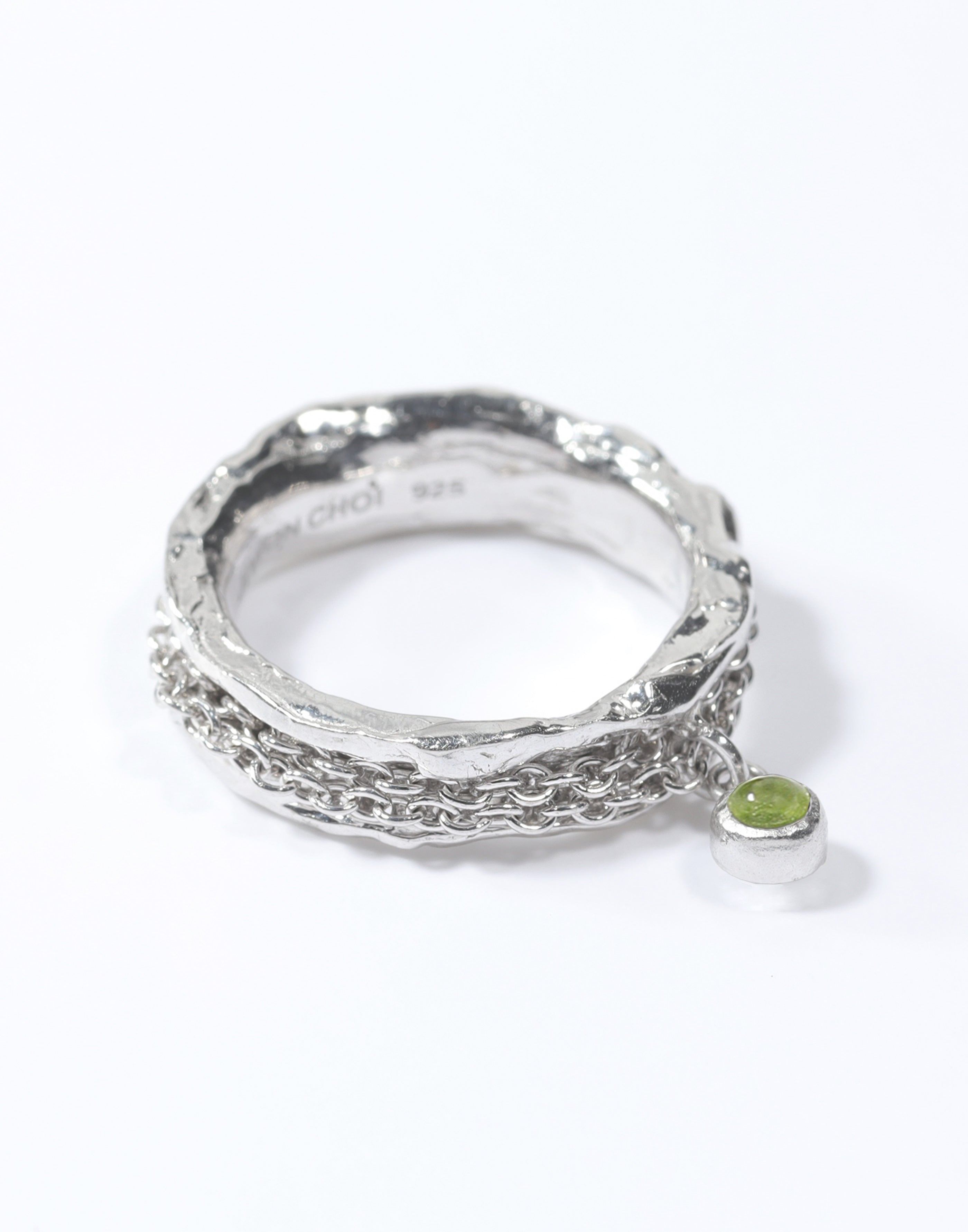 Calypso Chain Ring Peridot