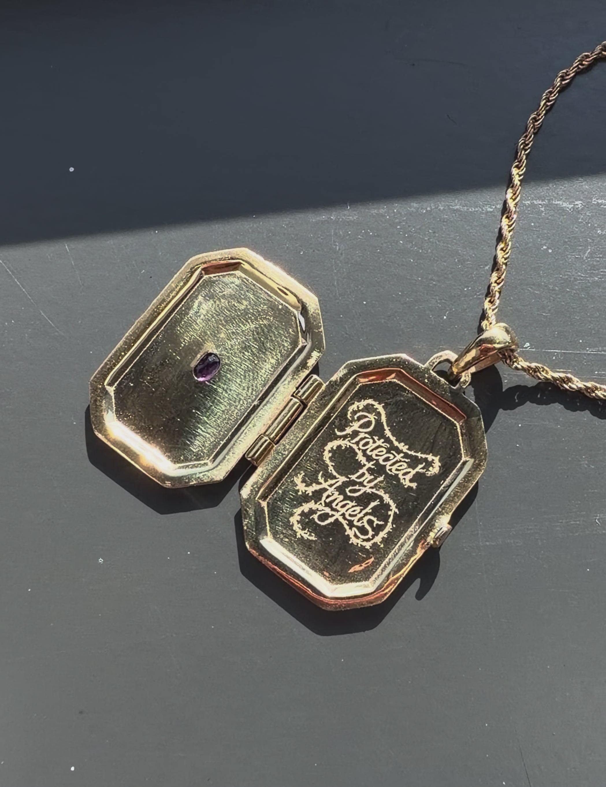 Plot Armor Locket Pendant Necklace