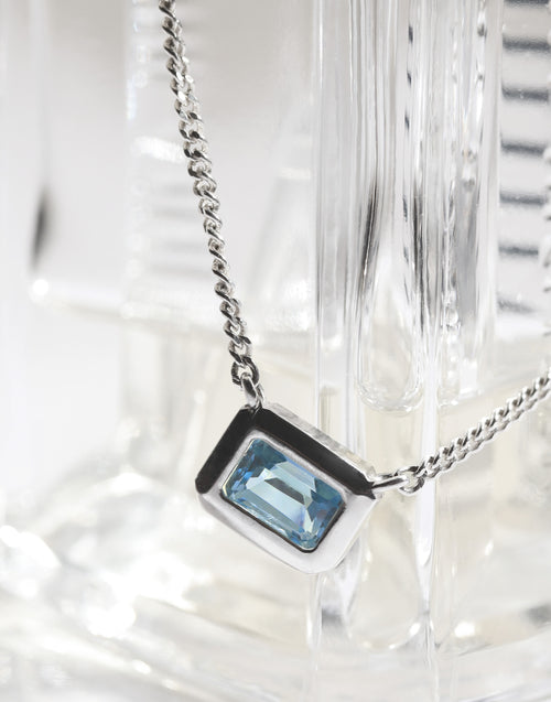 Cadeau Necklace London Blue Topaz