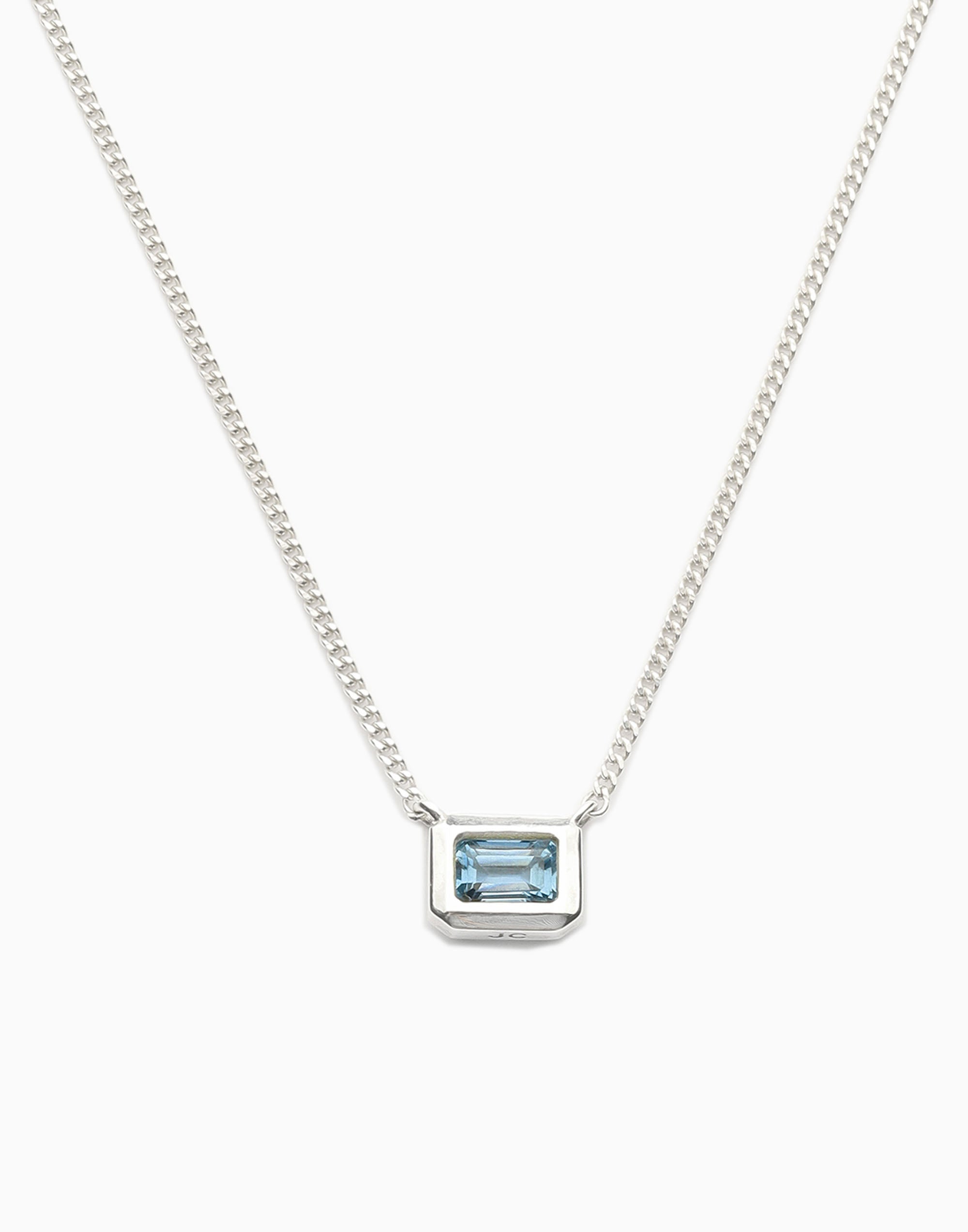 Cadeau Necklace London Blue Topaz