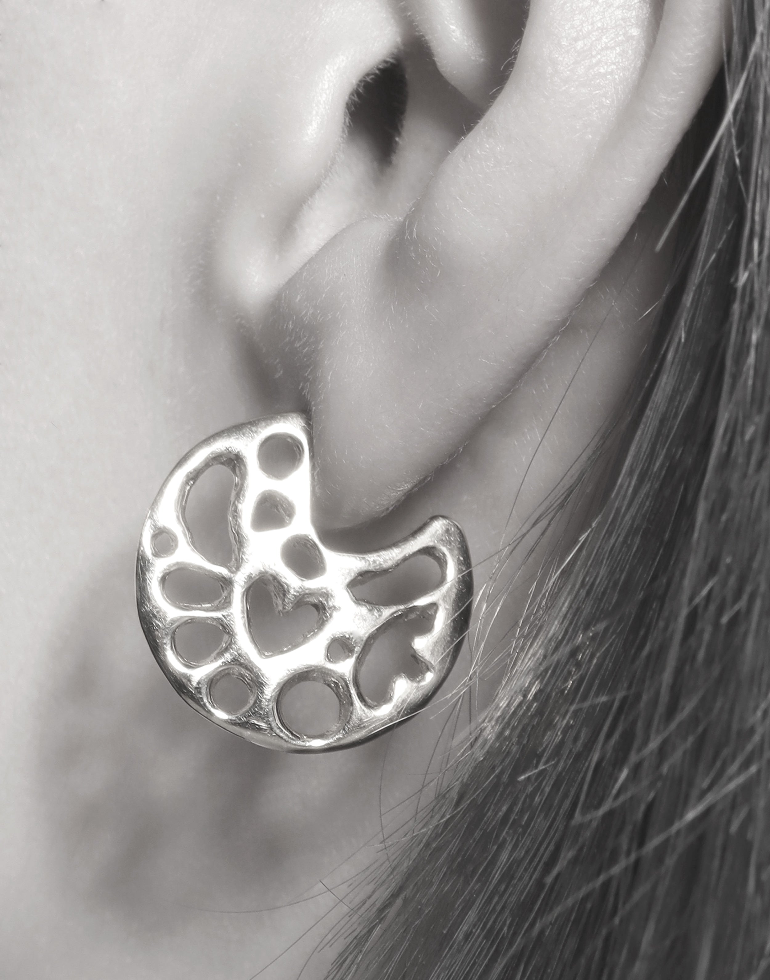 Caspian Earrings Silver