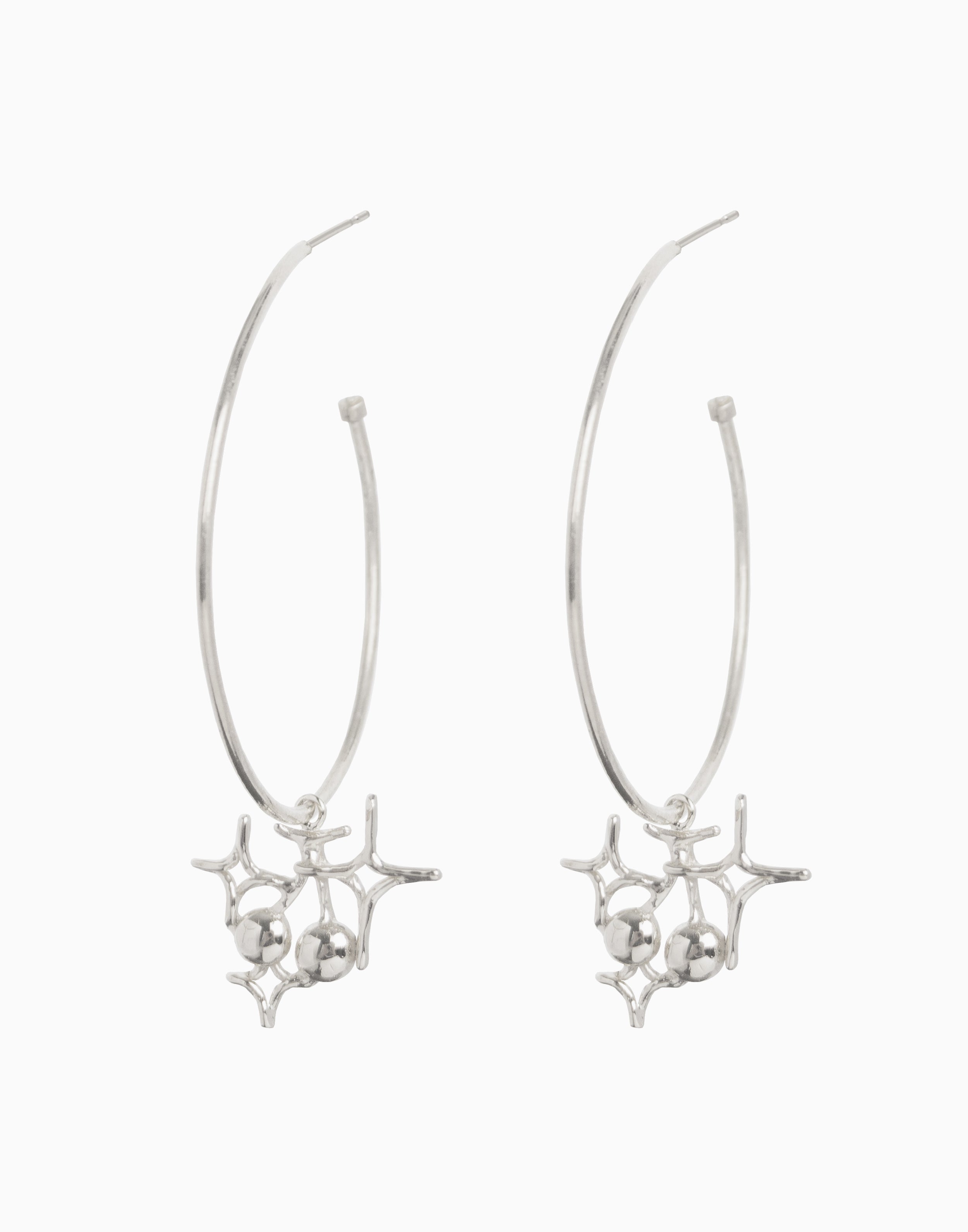 Cherry My Chéri Hoops Silver