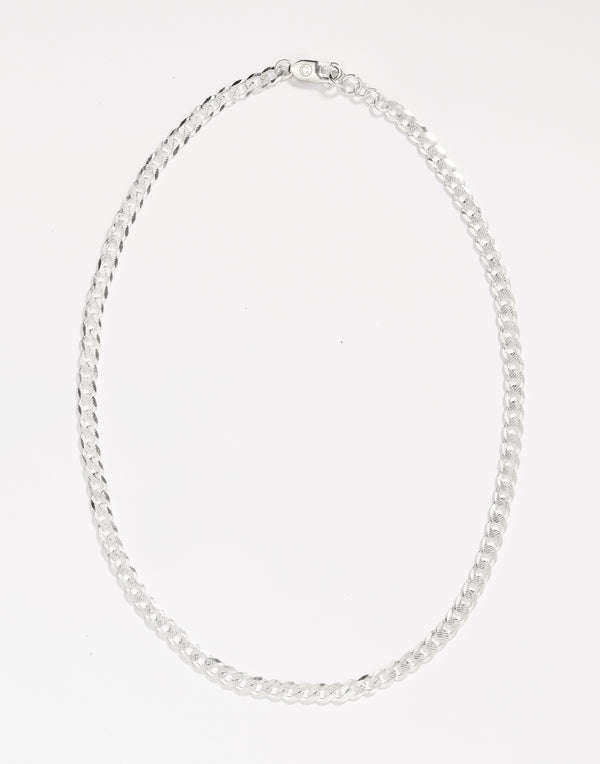 Chrissy Flat Curb Chain Necklace