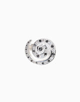 Crystal Vortex Ring Jet Black