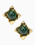 Eye Candy Earrings Malachite