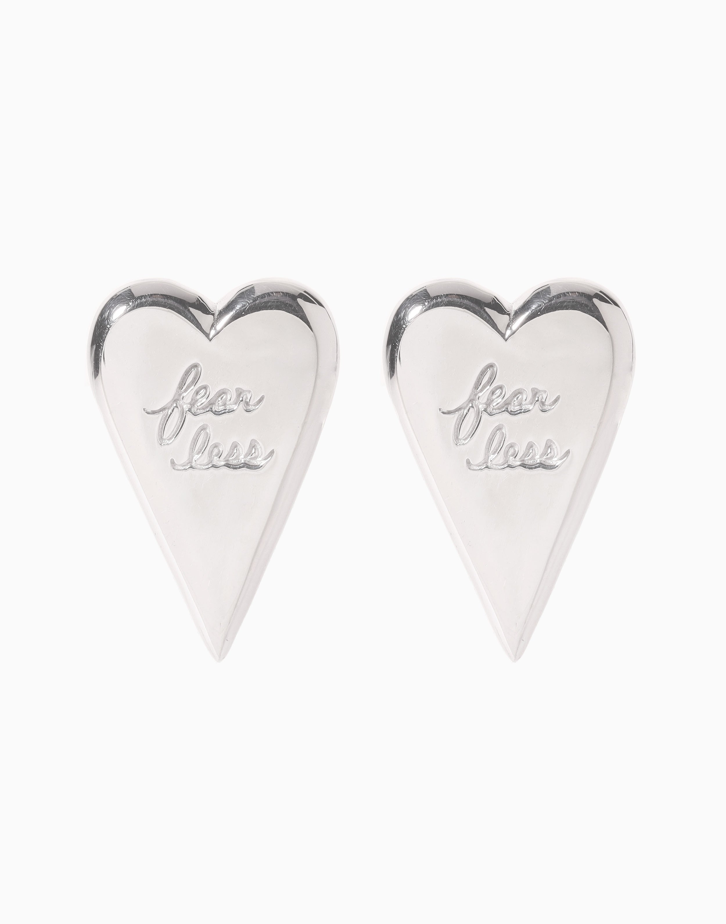 Fearless Earrings Silver