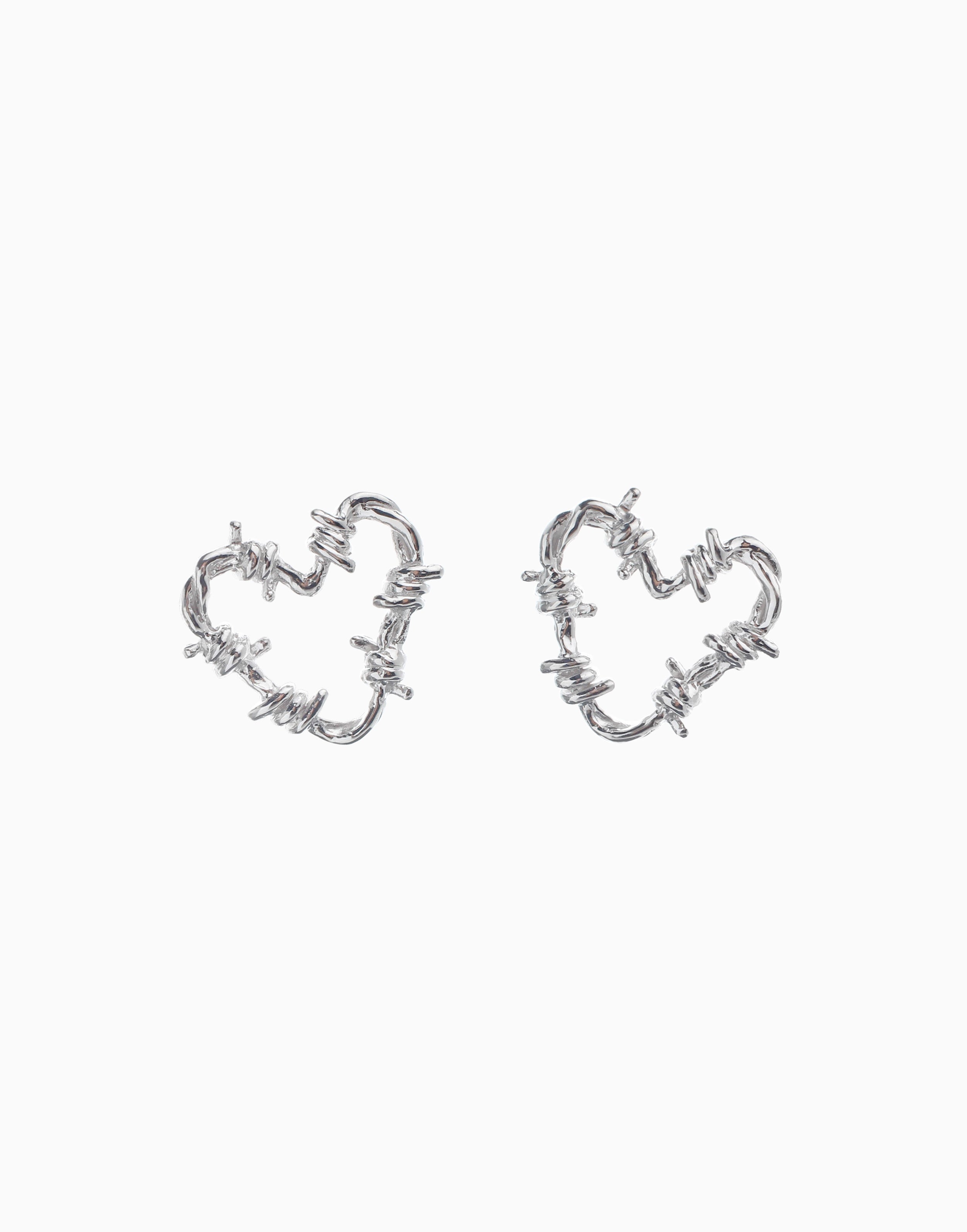Fetish Earrings Petite Silver