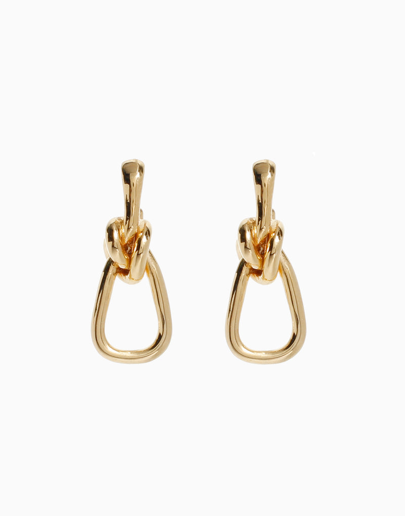 Knotty Earrings Gold