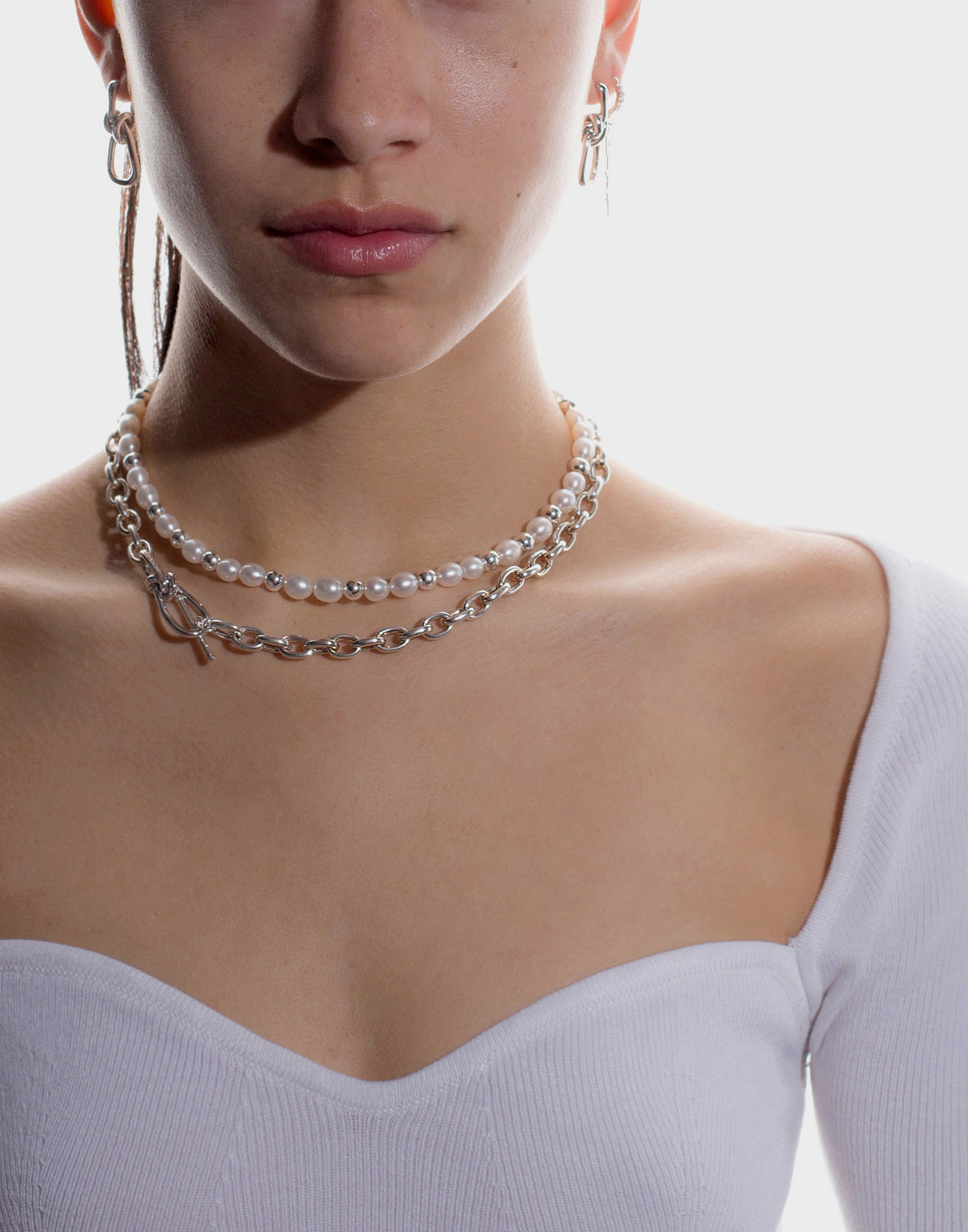 Knotty Earrings Silver